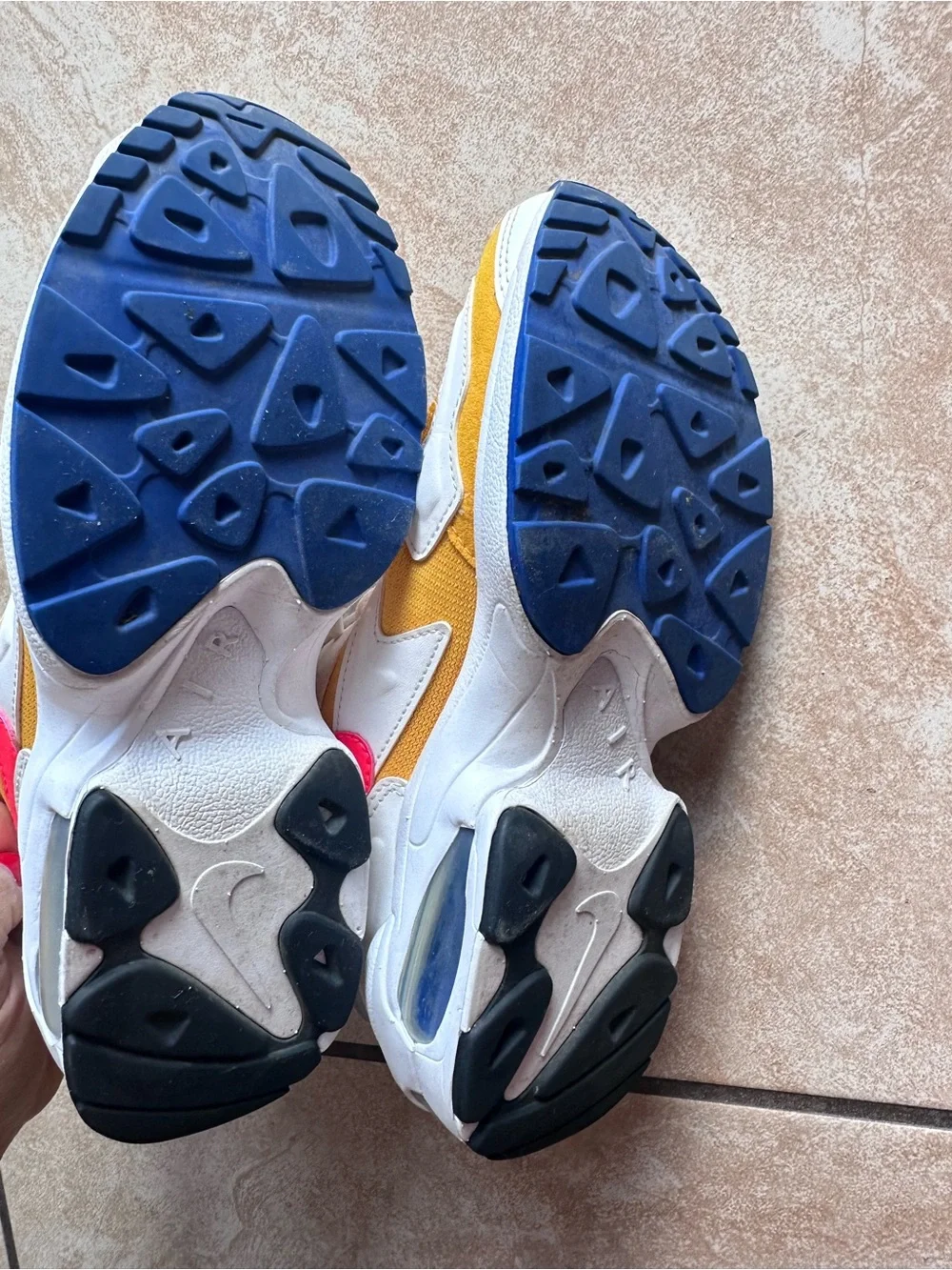 Nike Air Max Sneakers - Yellow, White